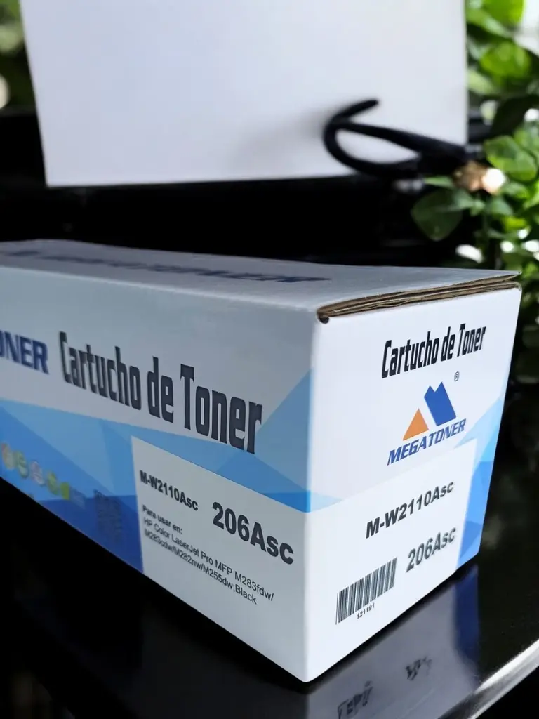Tóner HP 206A sin chip MEGATONER Genérico Negro (M-W2110Asc) Compatible con HP Color LaserJet Pro M283 M255 (1).webp