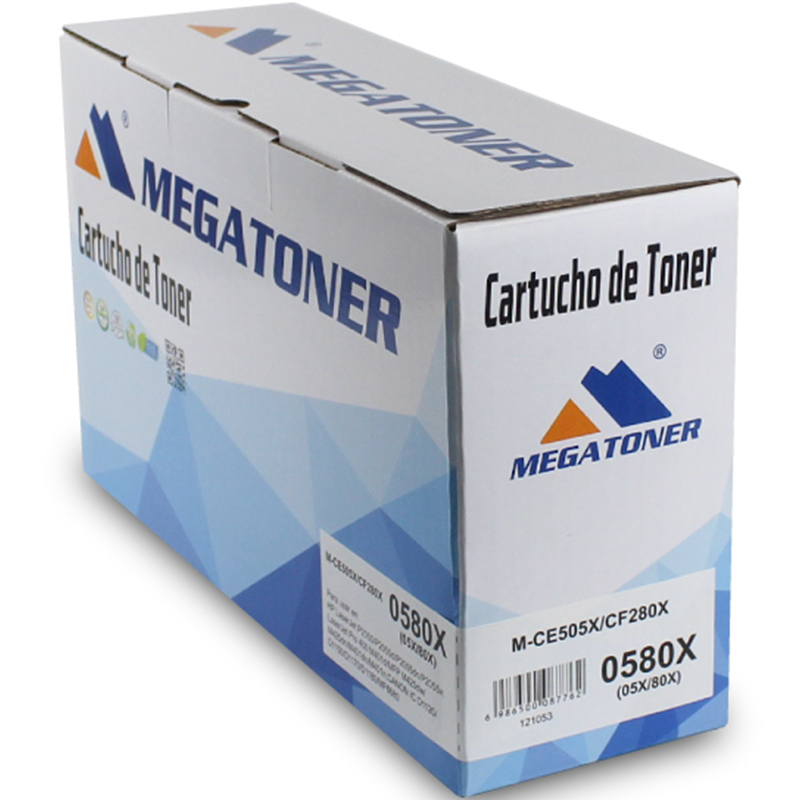Cartucho MEGATONER M-CE505X/CF280X/GRC119ii (05X/80X/119ii)