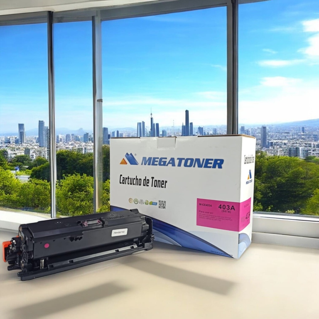 Tóner HP 507A MEGATONER Genérico Negro (M-CE403A) Compatible con HP M551n M551dn M551xh