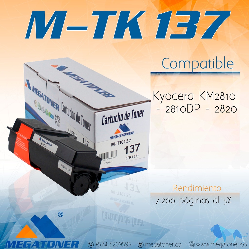 Cartucho MEGATONER M-TK137 (137)