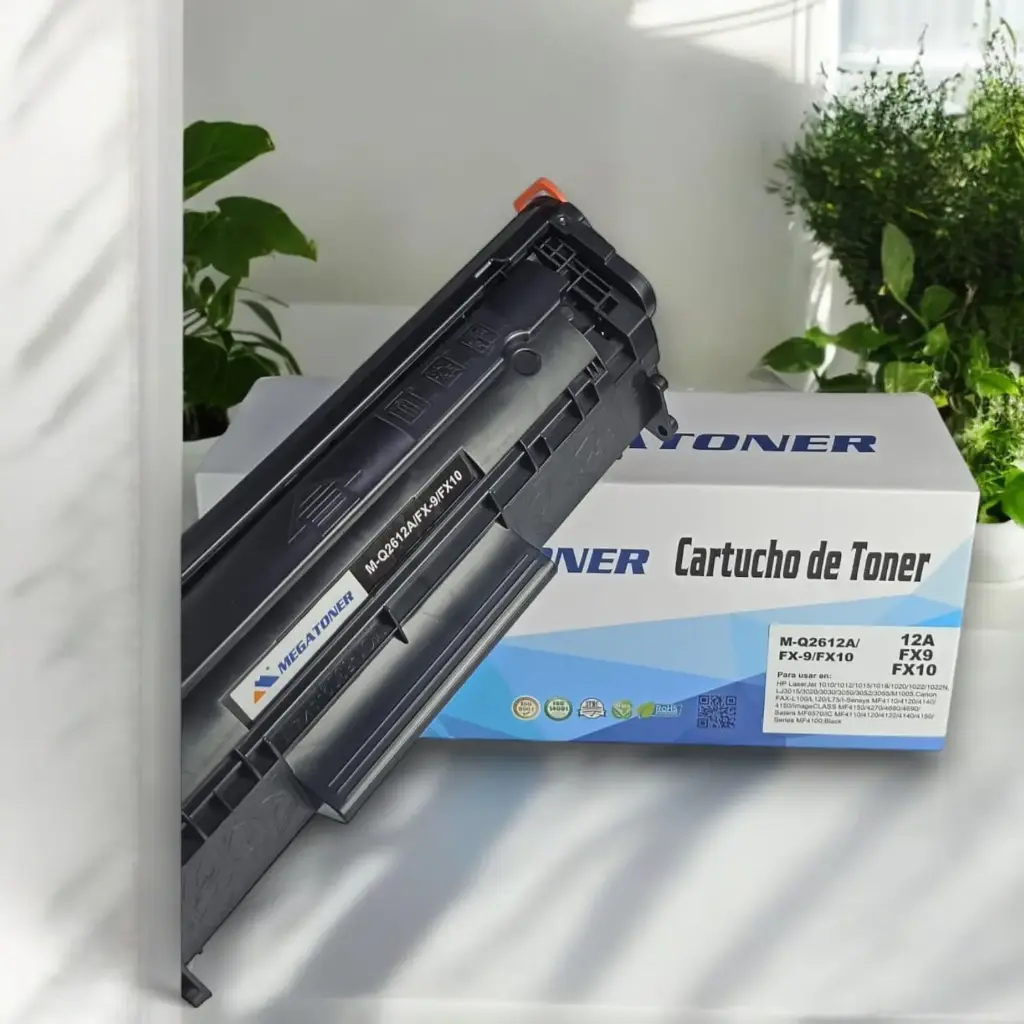 Tóner HP 12A (M-Q2612A) Compatible con HP 1010, 1020, 3015  | Megatoner