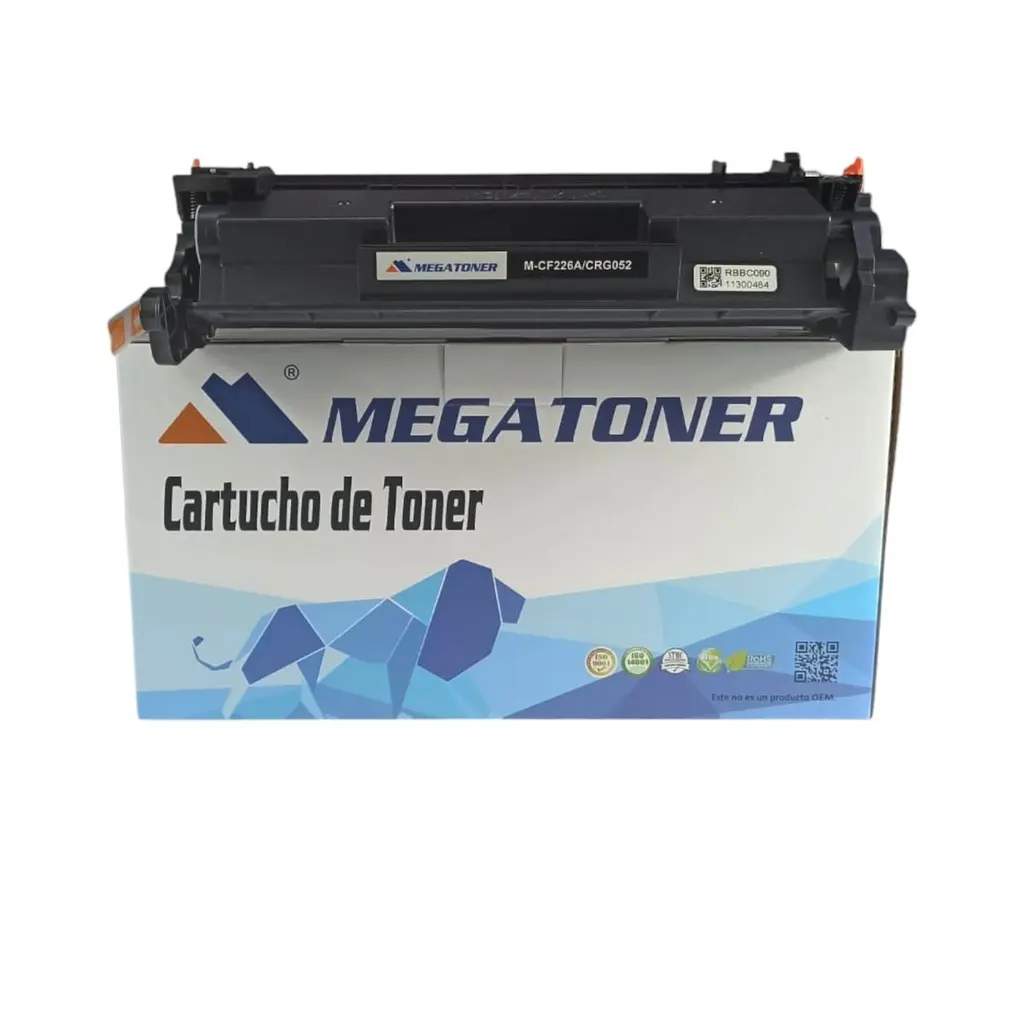 [121113] Tóner HP 26A Negro CF226A Compatible con HP LaserJet Pro M402dn, M402dw, MFP M426fdn | Megatoner