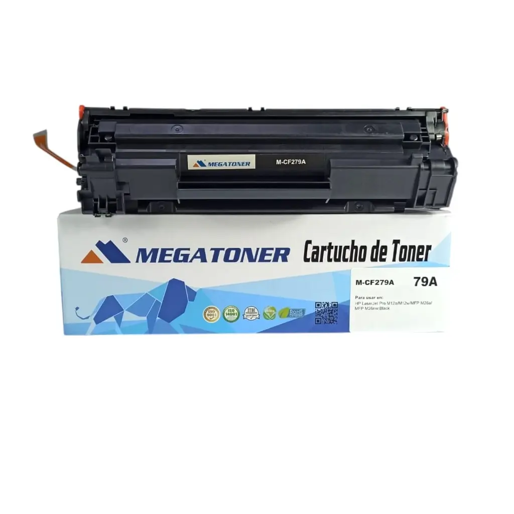 [121139] Tóner HP 79A Negro CF279A Compatible con HPM12, M26| Megatoner