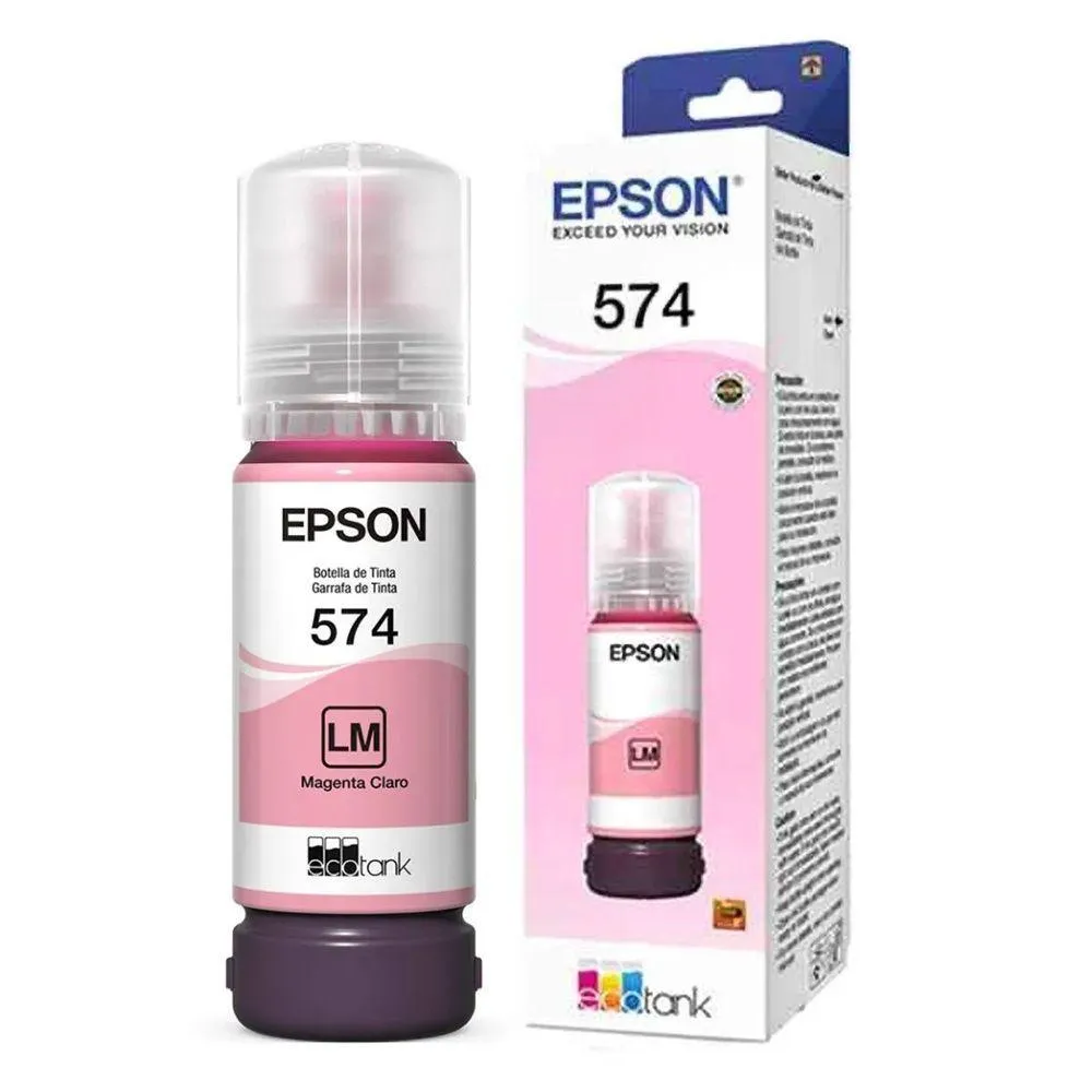 [215093] Botella de Tinta Epson 574 Magenta claro T574120 | Original