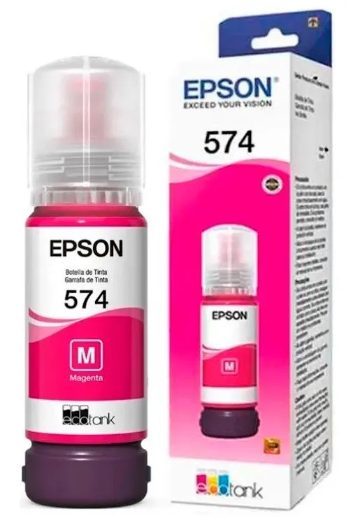 [215090] Botella de Tinta Epson 574 Magenta T574120 | ORIGINAL
