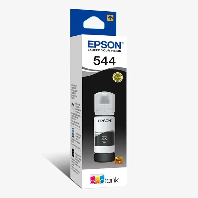 [215023] Botella de Tinta Epson 544 Negra (T544120) 65 ml  L3150 L3110 L3160 L5190 | Original
