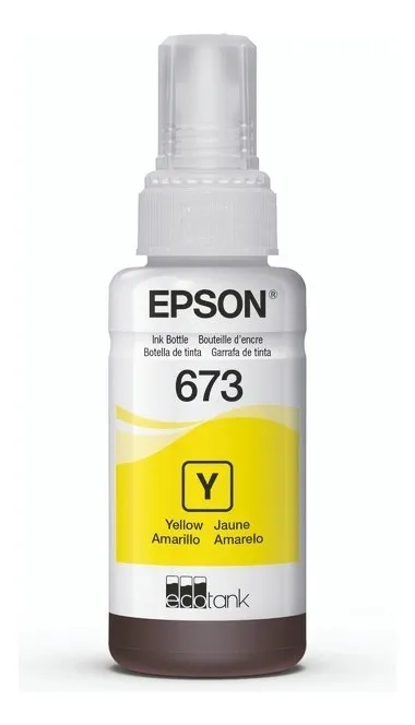 Botella de Tinta Epson 673 Amarillo T673420 | Original