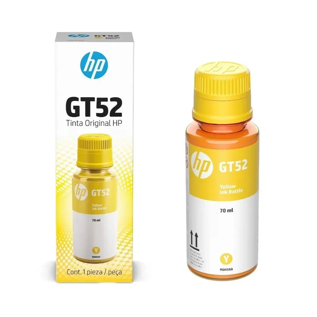 [211136] Botella de Tinta HP GT52 Yellow (M0H56AL) | Original