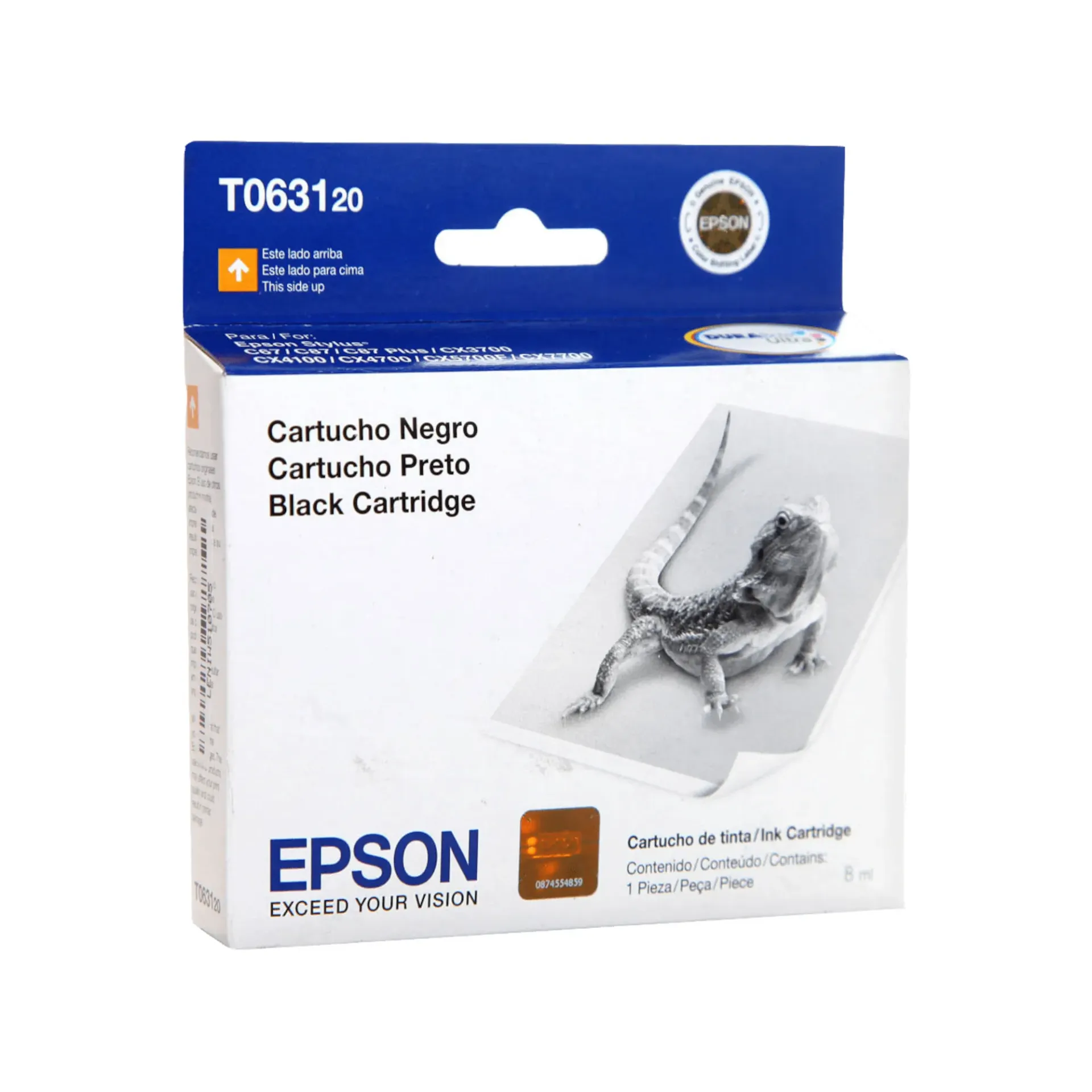 [215073] Cartucho de Tinta Epson Negro T063120 | Original