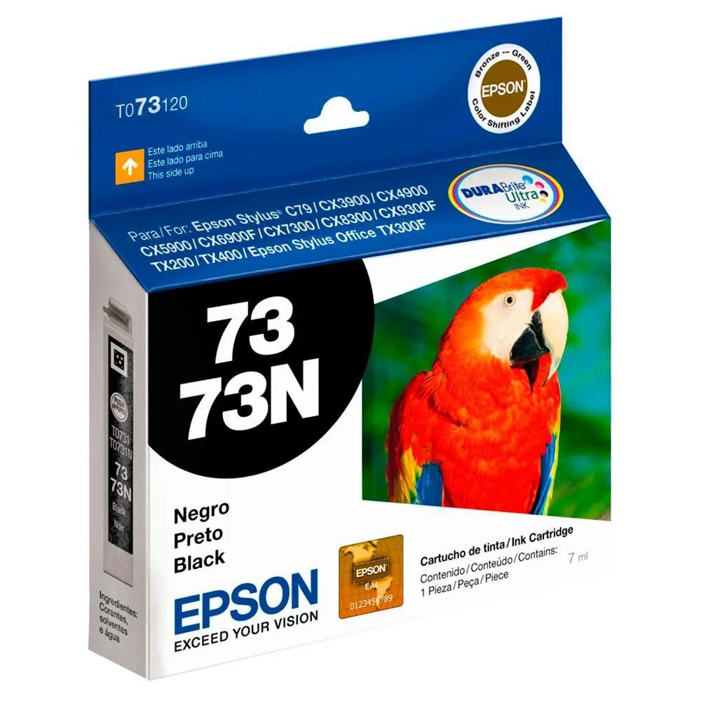 [215069] Cartucho de Tinta Epson 73 Negro T073120 - Original