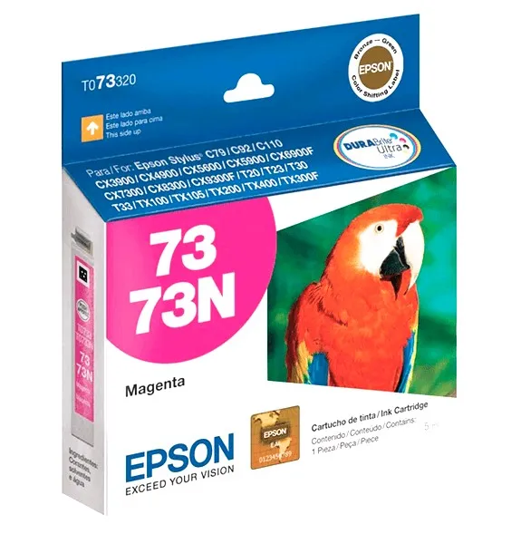 [215067] Cartucho de Tinta Epson 73 Magenta T073320 | Original