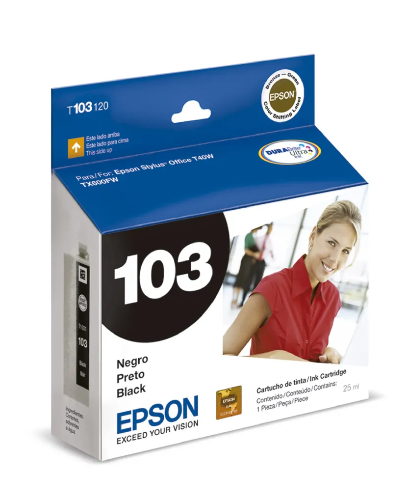 [215058] Cartucho de Tinta Epson 103 Negro T103120 | Original