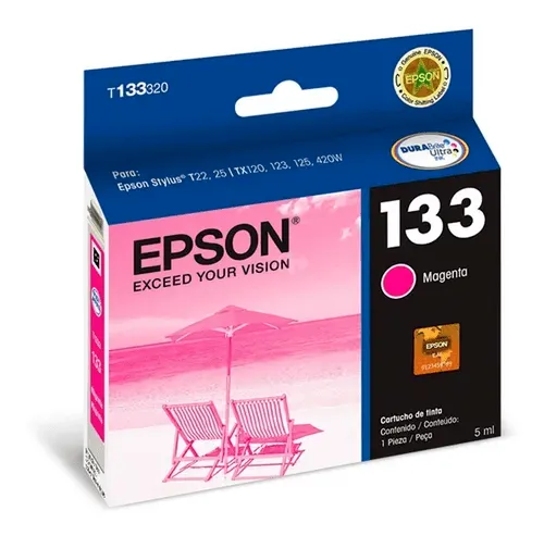 [215054] Cartucho de Tinta Epson 133 Magenta T133320 | Original