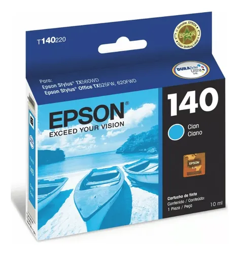 Cartucho de Tinta Epson T140220 Cyan | Original