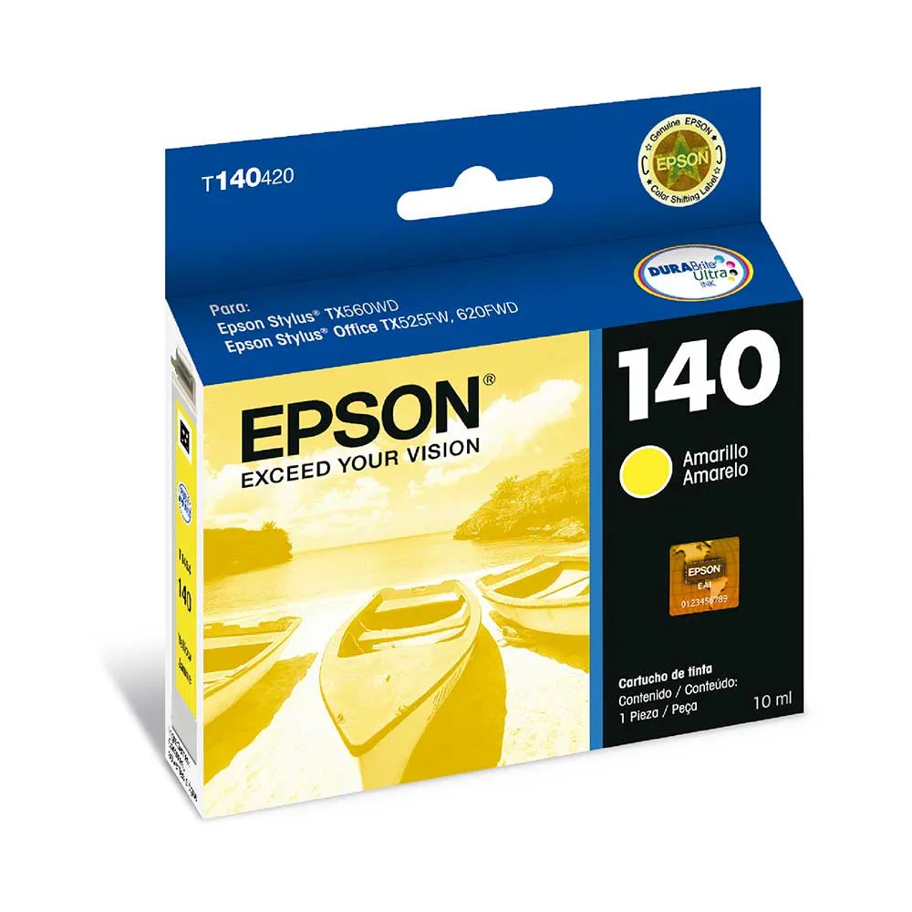 Cartucho de Tinta Epson 140 Amarillo T140420 | Original