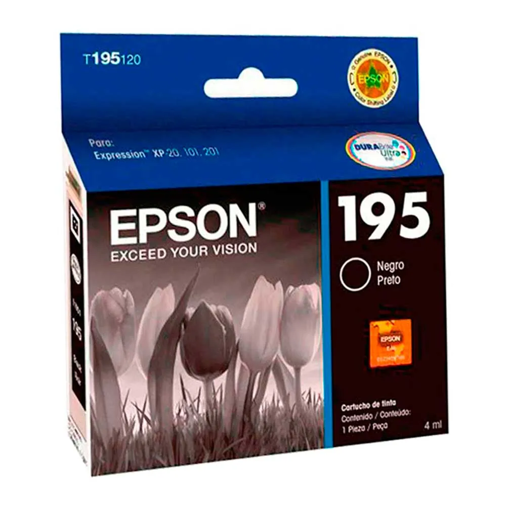 Cartucho de Tinta Epson 195 Negro T195120 | Original