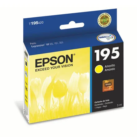 [215043] Cartucho de Tinta Epson T195420 Yellow | Original