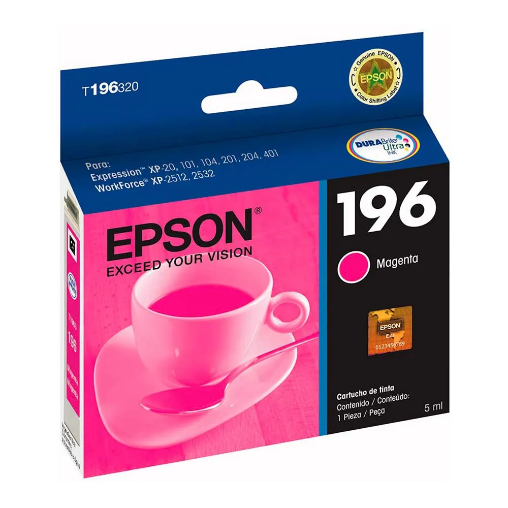 [215040] Cartucho de Tinta Epson T196320 Magenta | Original