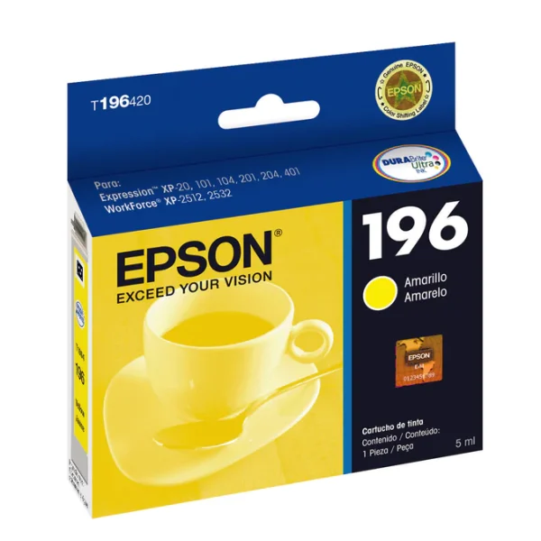 [215034] Cartucho de Tinta Epson T296420 Yellow | Original