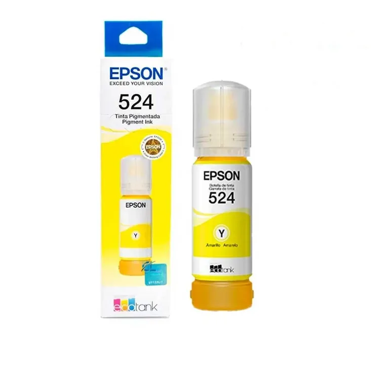 [215026] Botella de Tinta Epson 524 Amarillo T524420 | Original