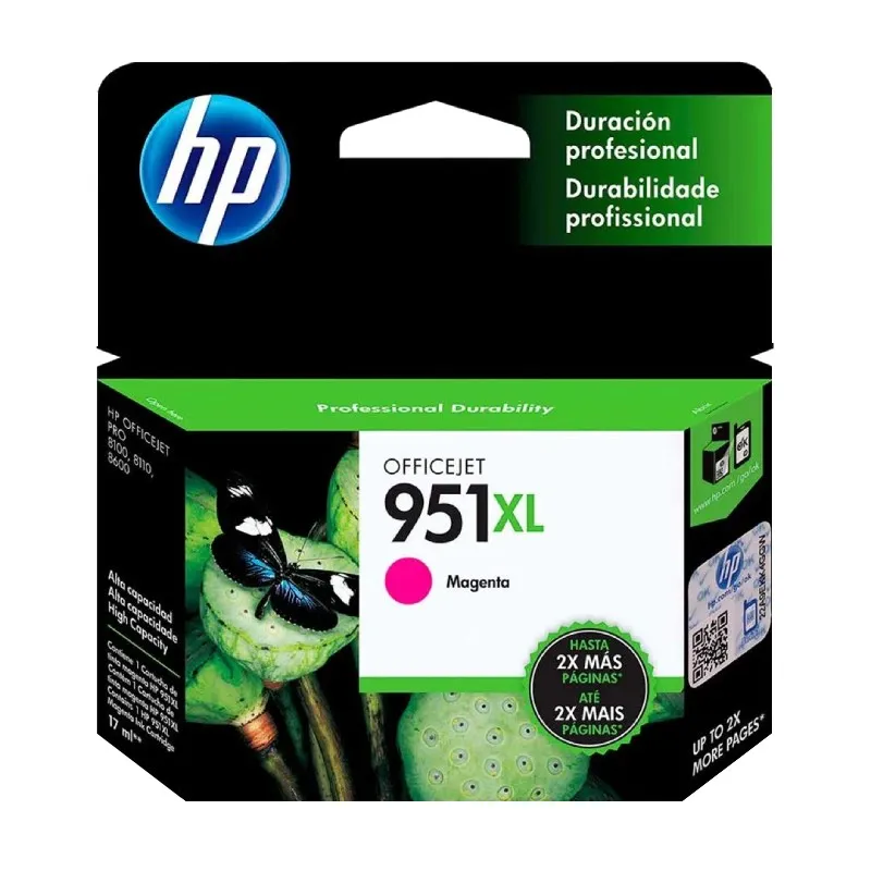 Cartucho de Tinta HP 951XL Magenta (CN047AL) | Original