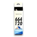 Botella de Tinta Epson 664 MEGATONER Genérico Negro (M-T664120) Compatible con Epson L220 L365 L565
