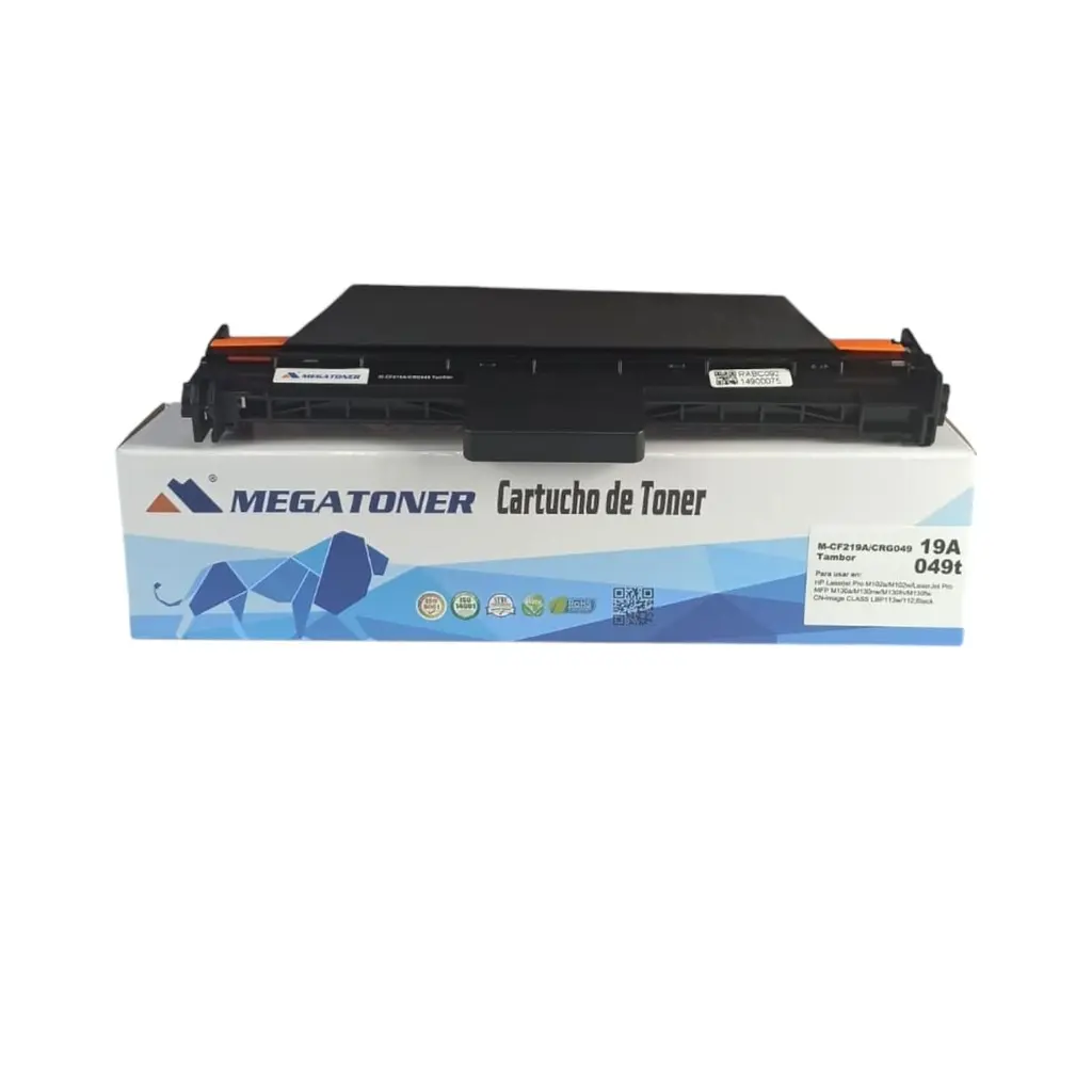 [121142] Tambor de Creación de Imágenes HP 219A Negro CF219A Compatible con Canon LBP112, LBP113w  
HP M102, M130 | Megatoner