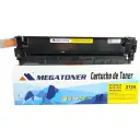 Tóner HP 125A/128A/131A Amarillo CB542A/CE322A/CF212A Compatible con HP CM1300, CP1210, 1510, CP1515, CP1525, CM1415, 200 M251, M276 | Megatoner