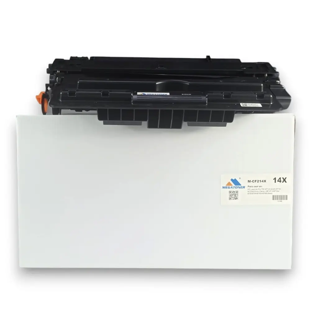 [121099] Tóner HP 14X (M-CF214X) Compatible con HP LaserJet Pro 700 M712n, HP LaserJet Enterprise M725dn, Canon LBP 8730i | Megatoner