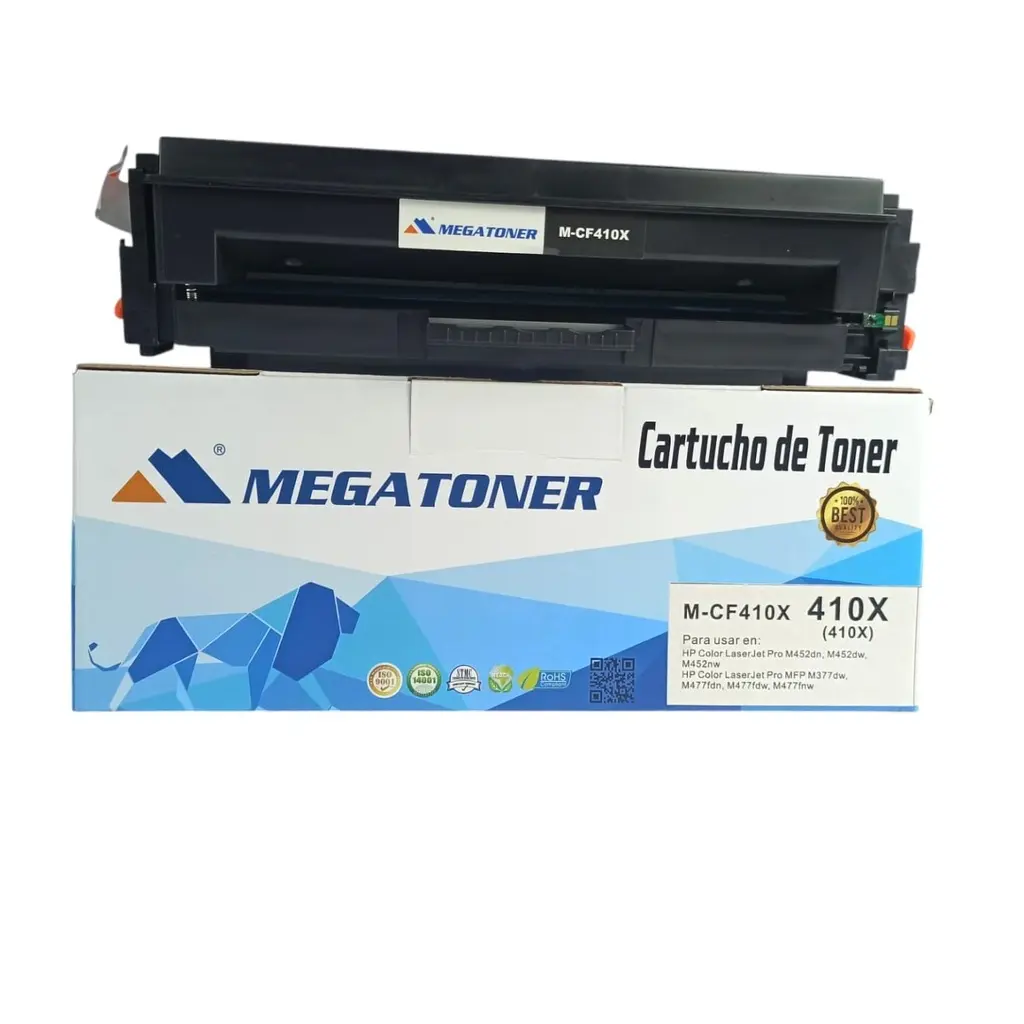 Tóner HP 410X Negro CF410X Compatible con Por favor,  | Megatoner