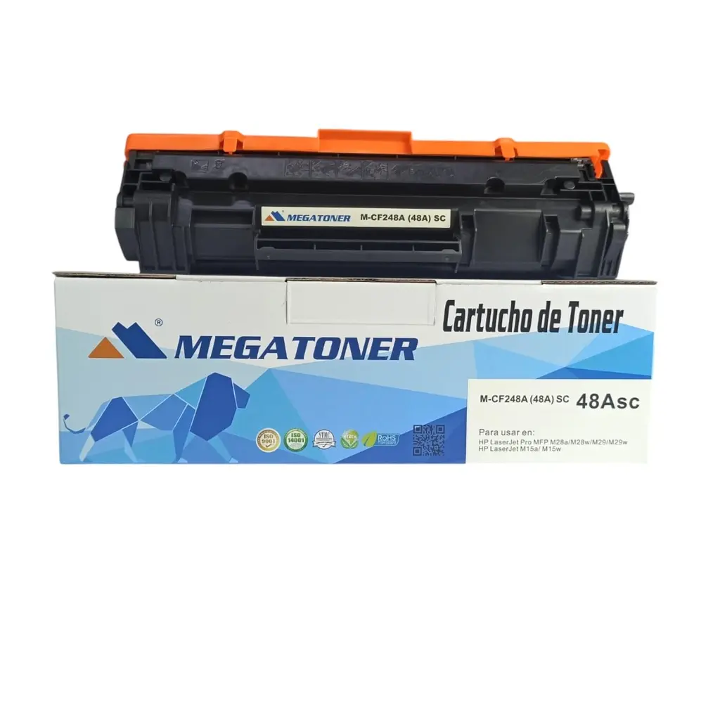 [121207] Tóner HP 48A sin chip (CF248A) Compatible con HP M15, M28 | Megatoner