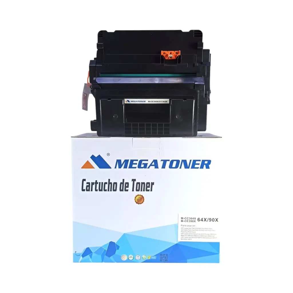 Tóner HP 64X/90X Negro Con Chip CC364X/CE390X Compatible con HP P4015 P4515 M602 M603 M4555 | Megatoner