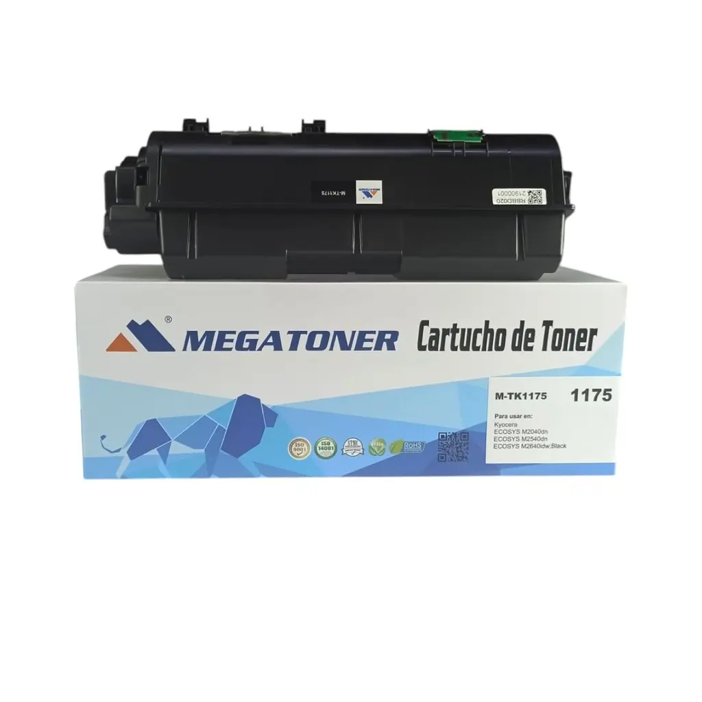 [127018] Tóner Kyocera 1175 Negro TK1175 Compatible con Kyocera  M2040dn | Megatoner