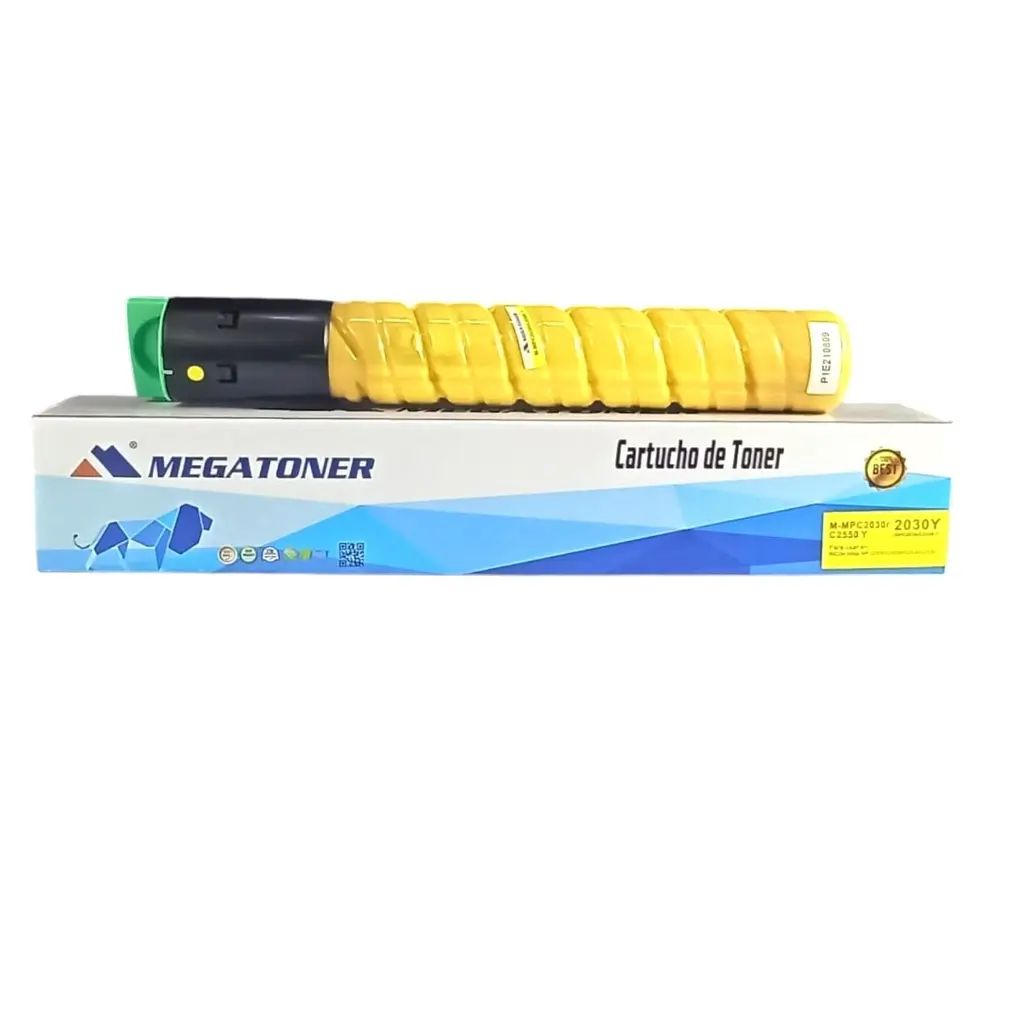 [128004] Tóner Ricoh 2030/2550 Amarillo MPC2030/C2550 Y Compatible con Ricoh Aficio MPC2030, MPC2530 | Megatoner