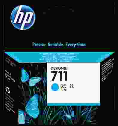 Cartucho de Tinta HP 711A Cyan (CZ130A) - Original