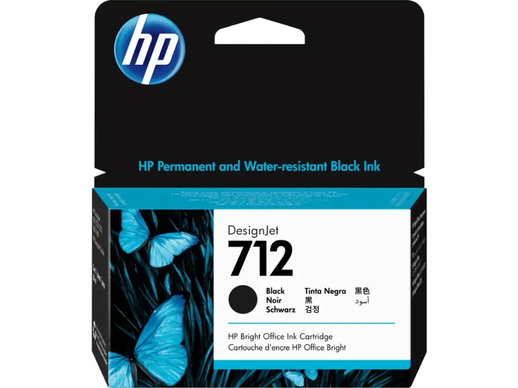 [211126] Cartucho de Tinta HP 712 BLACK (3ED70A) | Original