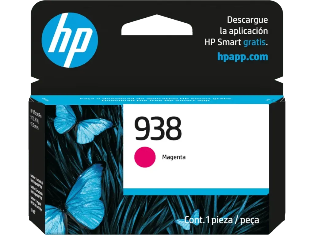 Cartucho de Tinta HP 938 MAGENTA (	4S6X5PL) | ORIGINAL