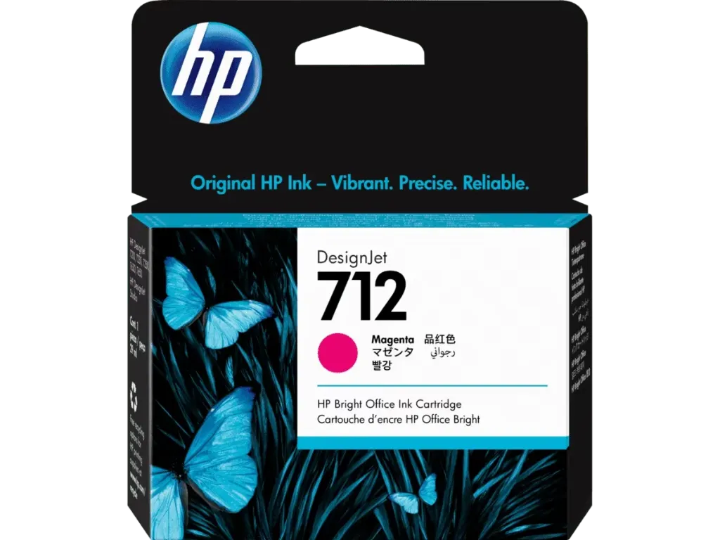 [211129] Cartucho de Tinta HP 712 Magenta (3ED68A) | Original