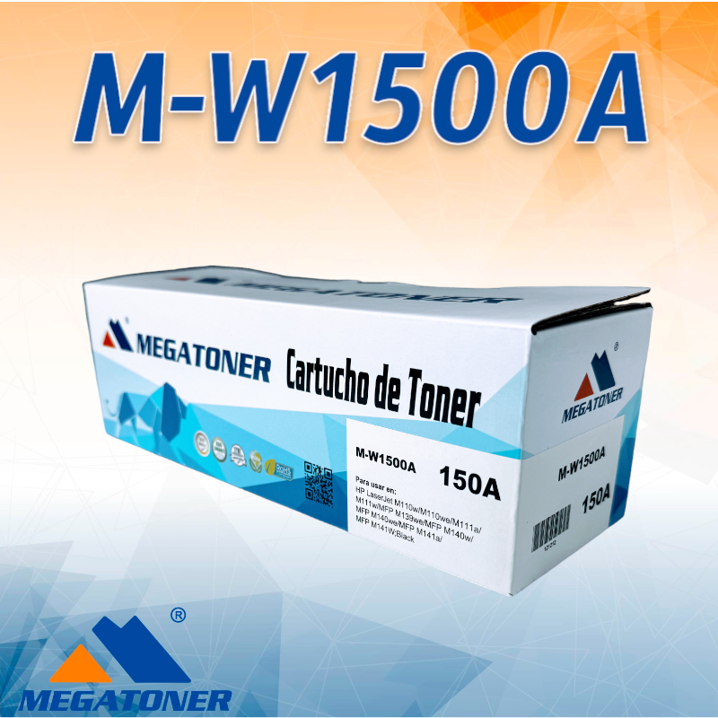 Tóner HP 150A (W1500A) Compatible con HP M111, M141 | Megatoner