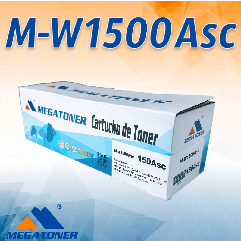 Tóner HP 150A sin chip (W1500A) Compatible con HP M111, M141 | Megatoner
