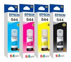 Botella de Tinta Kit Epson 544 4 Botellas T544 - Original