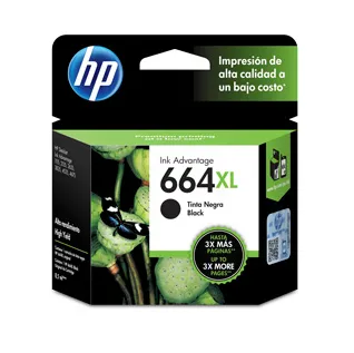Cartucho de Tinta HP 664XL Black (F6V31AL) | Original