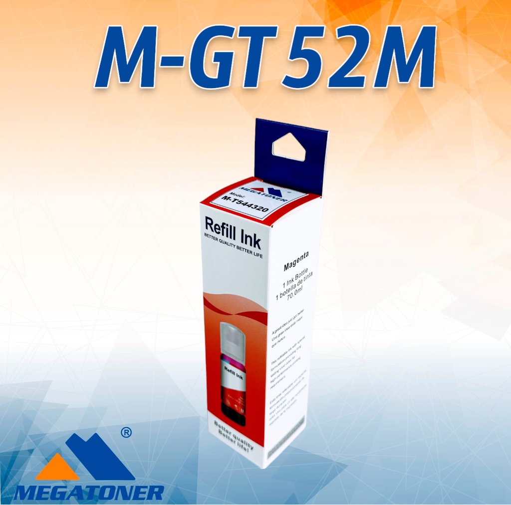 Botella de Tinta HP M-GT52 Magenta - MEGATONER