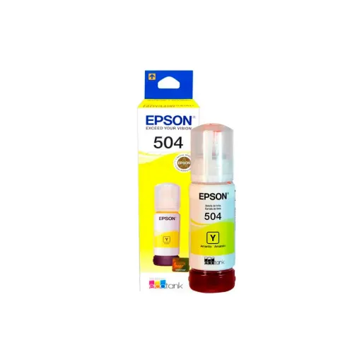 Botella de Tinta Epson 504 Amarillo T504420 | Original