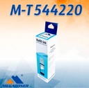 Botella de Tinta Epson 544 MEGATONER Genérico Cyan (M-T544220) Compatible con Epson L1110 L3110 L3150 L5190