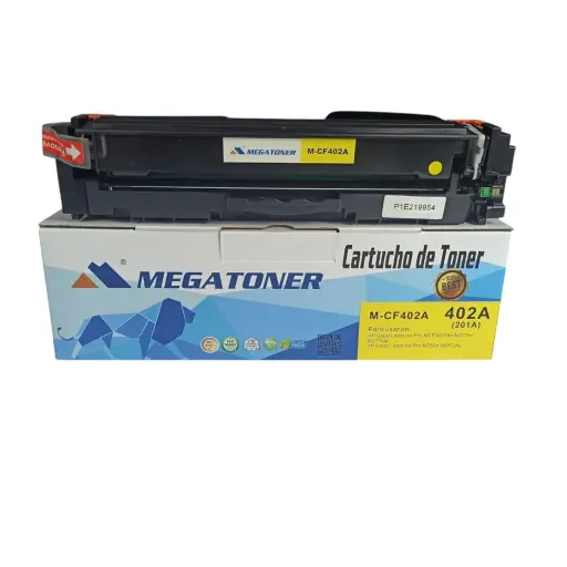 Tóner HP 201A Amarillo CF402A Compatible con HP M252, M274, M277 | Megatoner