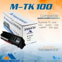 Tóner Kyocera 100 MEGATONER Genérico Negro (M-TK100) Compatible con Kyocera FS1000 FS1010 FS1018MFP FS1020 FS1050 FS1118 KM-1500 KM-1820 | Megatoner