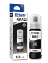 Botella de Tinta Negra Epson 555 (T555120) 70 ml L3150 L3110 L3160 L5190 | Original