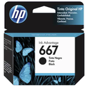 Cartucho de Tinta HP 667 Negro (3YM79AL-1) - Original