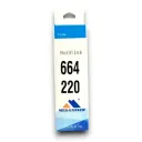 Botella de Tinta Epson 664 Cyan (M-T664220) Compatible con Epson L220 L365 L565 | MEGATONER